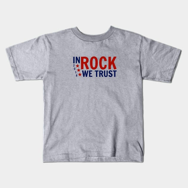 In Rock We Trust Kids T-Shirt by nyah14